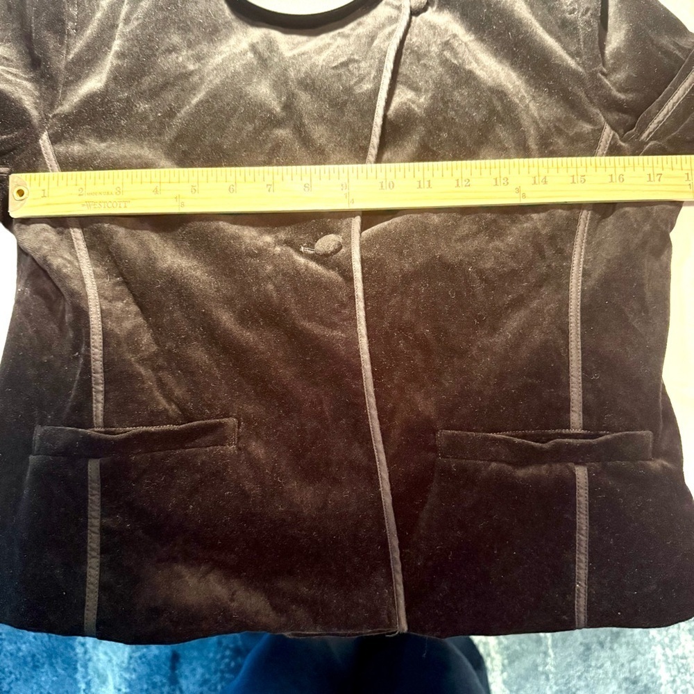 GAP Women's Velveteen Blazer, Size 10 - Picture 7 of 11